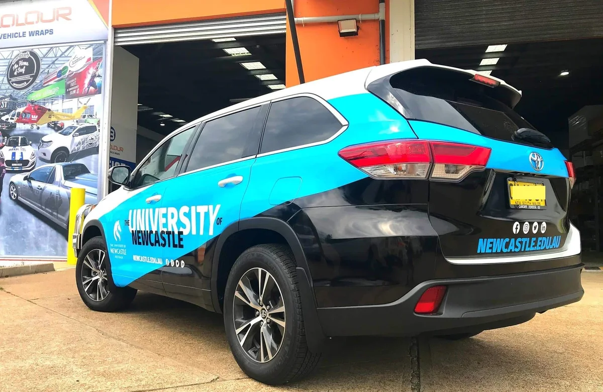 University of Newcastle wrap by Big Colour