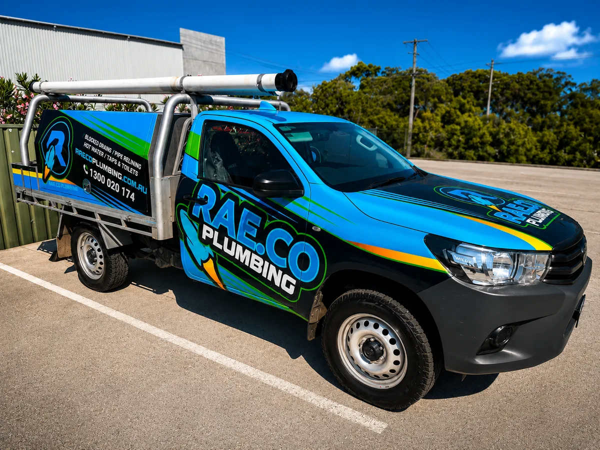 RAECO Plumbing service vehicle