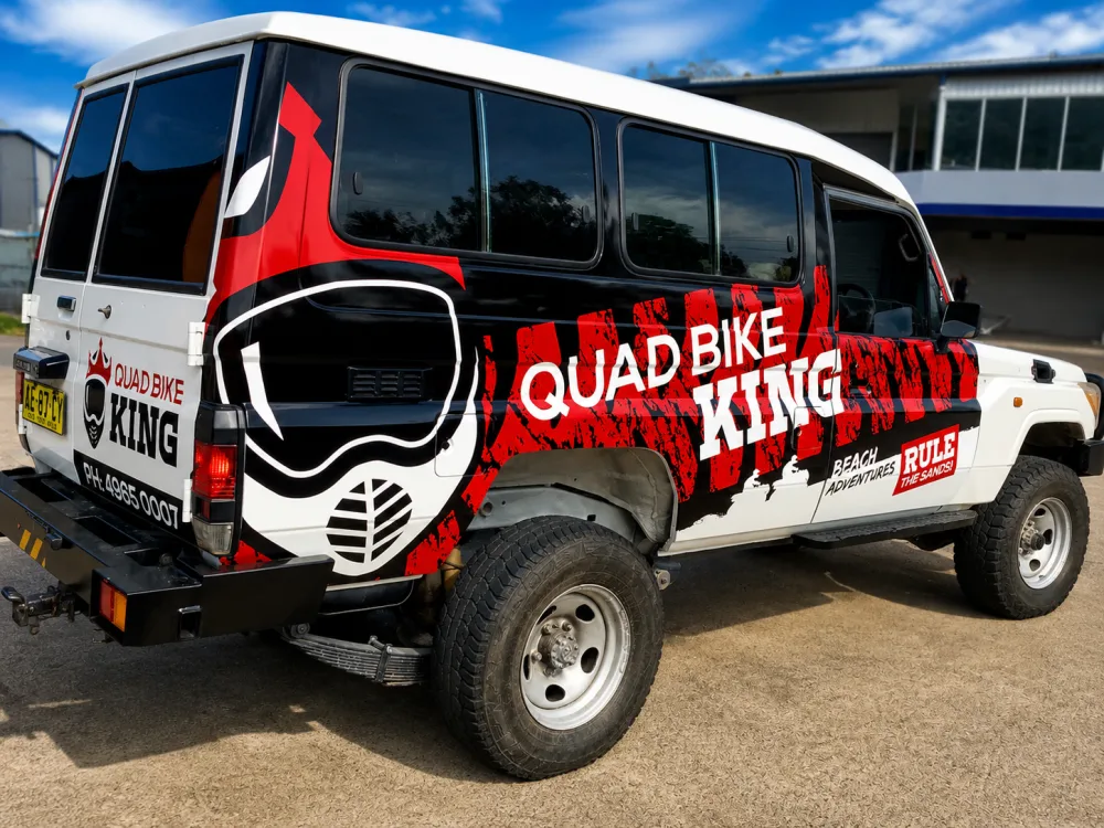 Quad Bike King quad bike rental vehicle wrap