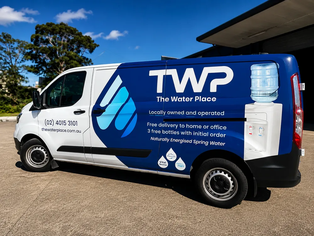 TWP The Water Place van wrap