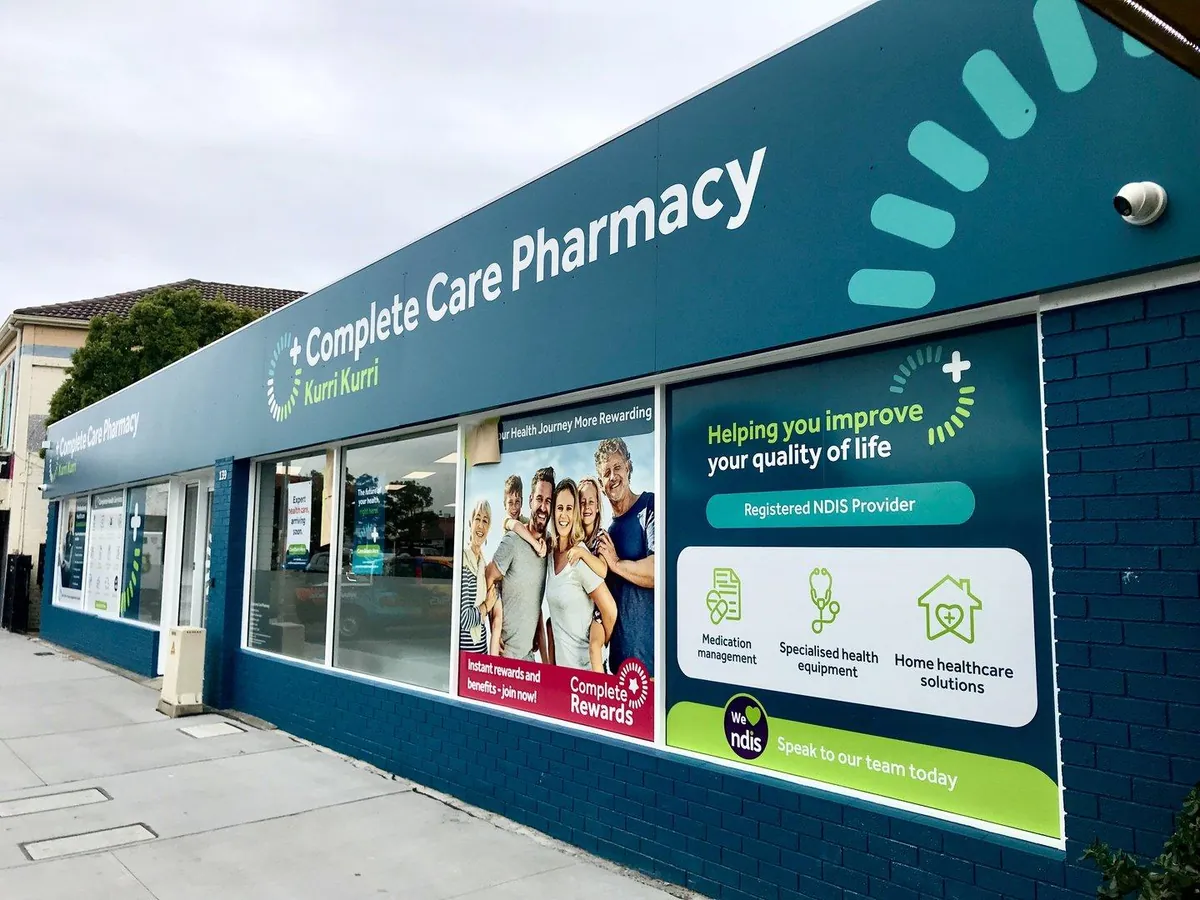 Complete Care Pharmacy, A full rebrand for a Kurri Kurri pharmacy, shopfront to delivery car
